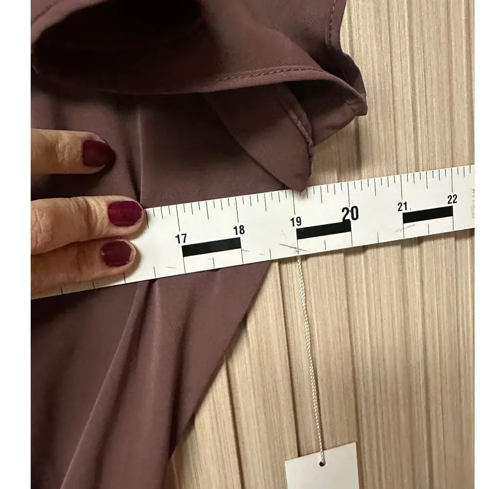 Bishop + Young Tara Wrap Midi Dress Anise Women’s Size S